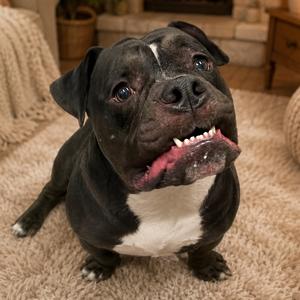 Grizzley, Bulldog, Old English, adult, available for adoption