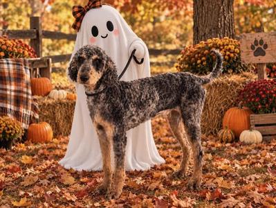 Cooper, Poodle, young, available for adoption