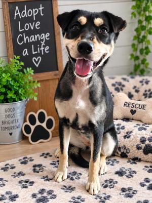 Nicole, Shepherd / Husky, young, available for adoption