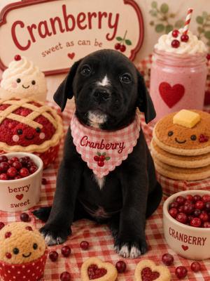 Cranberry, Mixed Breed, puppy, available for adoption