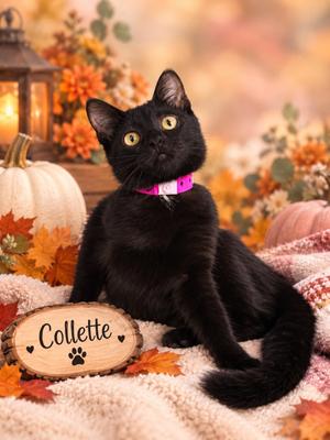 Collette, kitten, available for adoption