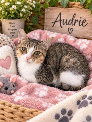 Audrie, kitten, available for adoption