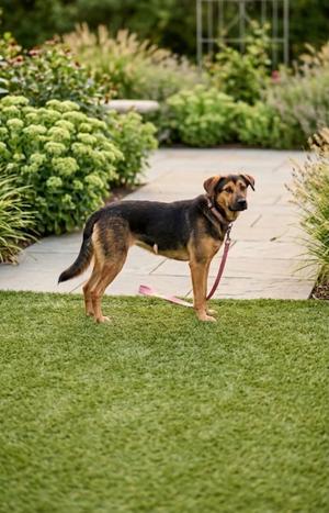 Penelope, Foxhound / Shepherd, young, available for adoption