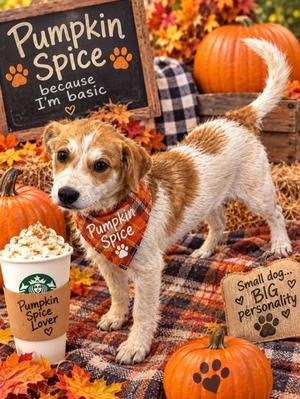 Pumkin spice, American Red Heeler Mix, puppy, available for adoption