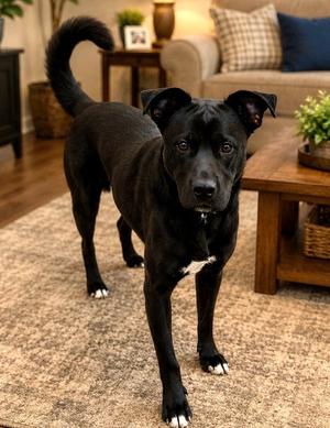 Atticus, Mountain Cur / Labrador Retriever, adult, available for adoption
