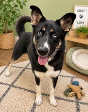 Azul, Siberian Husky, young, available for adoption