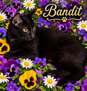 Bandit Doney, young, available for adoption