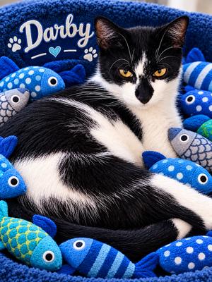 Darby, kitten, available for adoption