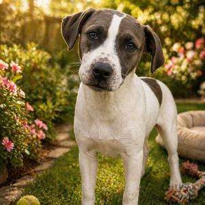 Luke, Hound, young, available for adoption