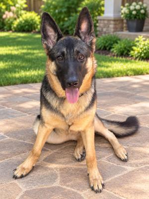 Greta, German Shepherd Dog, young, available for adoption